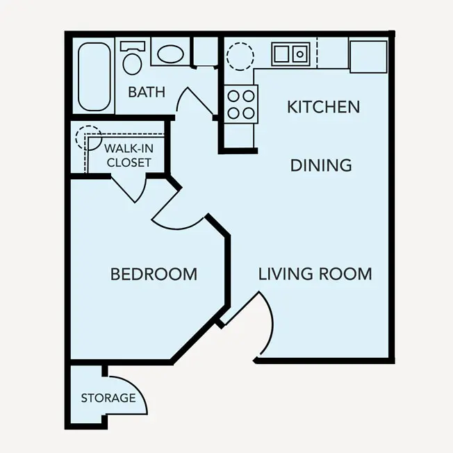 Casita floor plan